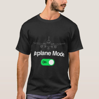 Airplane Mode Commercial Plane Gift for Pilot RC P T-Shirt