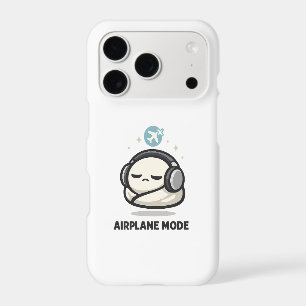 Airplane Mode On - Cute Tired Character Headphones