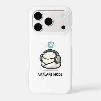 Airplane Mode On - Cute Tired Character Headphones