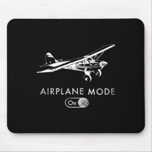 Airplane Mode On Pilot Super Bush Cub  Mouse Pad