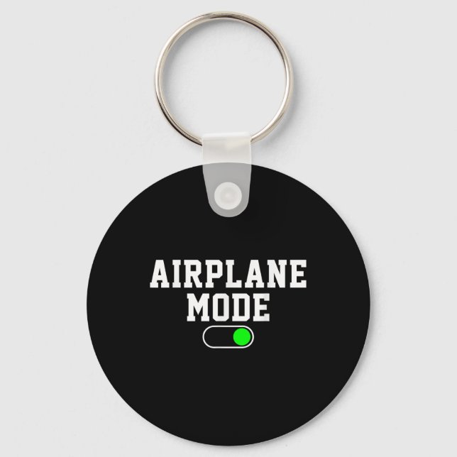 Airplane Mode On Vacation Summer  Keychain (Front)