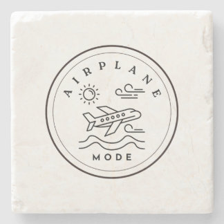 Airplane Mode Travel Decor Aviation Stone Coaster