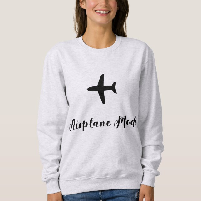 Airplane Mode Women's Sweatshirt (Front)