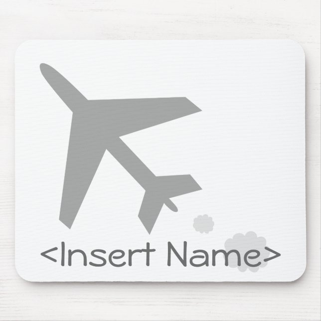 Airplane Mouse Pad (Front)