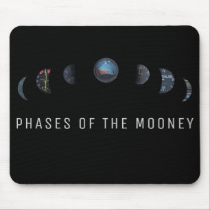 Airplane mouse pad, phases of mooney instruments mouse pad