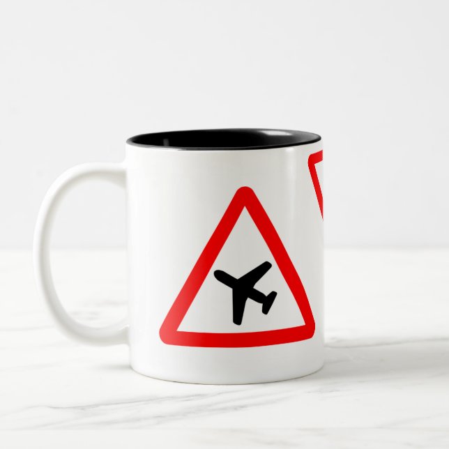 Airplane Mug (Left)