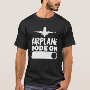 Airplane On Pilot Aviation Aircraft Flying Flight T-Shirt