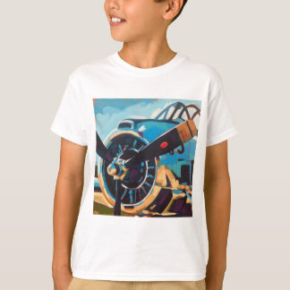 Airplane Painting - Gift for Aviation Enthusiasts T-Shirt
