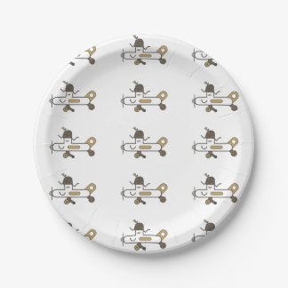 Airplane Paper Plate