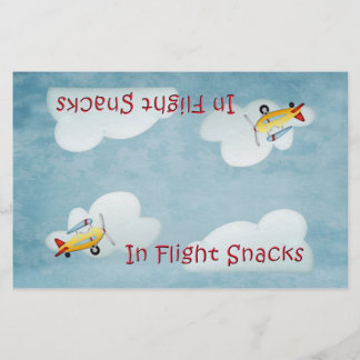Airplane Party Snack Bag Topper - Blue