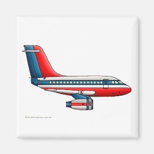 Airplane Passenger Jet Plane Magnet