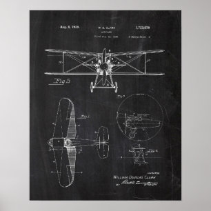 Airplane Patent Poster
