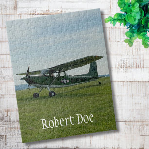 Airplane Photo, Aviation,Game Night,Personalized Jigsaw Puzzle