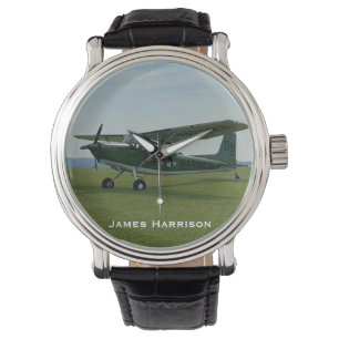 Airplane Photo, Aviation,Game Night,Personalized Watch