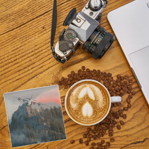 Airplane Photo, Cool Fun Aviation Glass Coaster