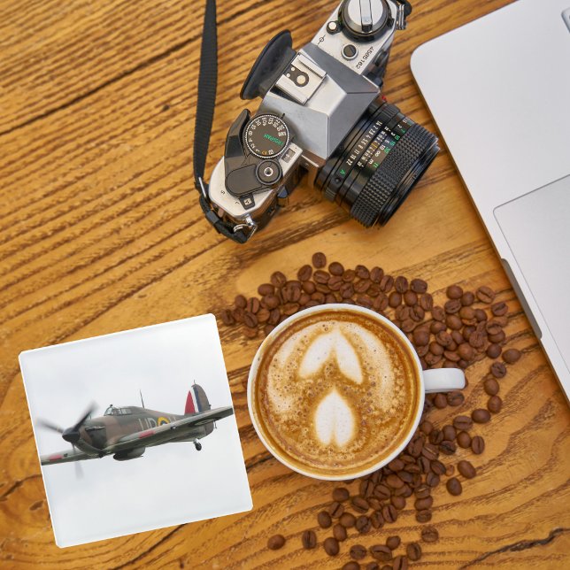 Airplane Photo, Cool Fun Aviation Glass Coaster (Creator Uploaded)