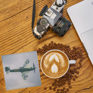 Airplane Photo, Cool Fun Aviation Glass Coaster