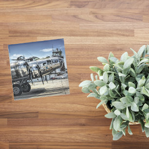 Airplane photo, Cool Fun Aviation Glass Coaster