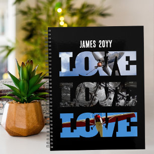 Airplane Photos in LOVE frame, Aviation Custom Planner