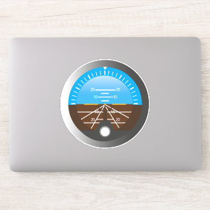 Airplane Pilot Attitude Gyro Cockpit Dial