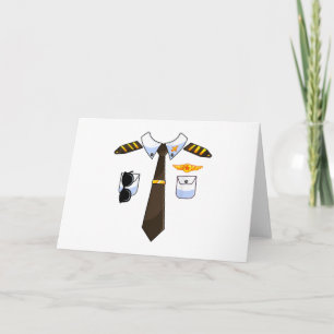 Airplane Pilot Costume Halloween Kids Women Men Invitation
