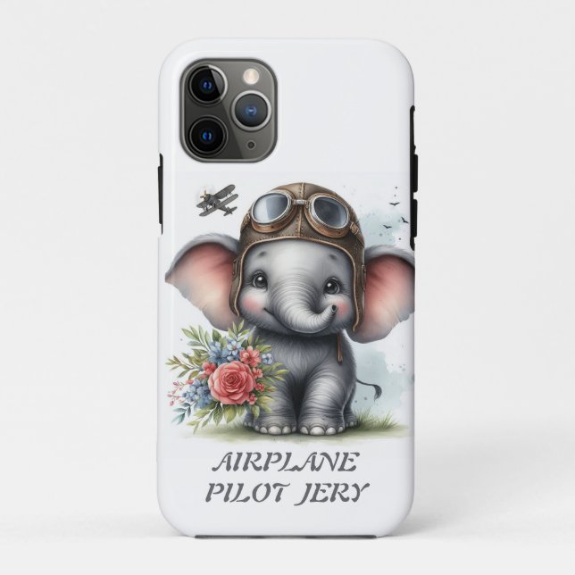  AIRPLANE PILOT JERY Case-Mate iPhone CASE (Back)