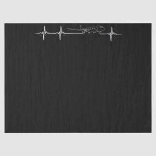 Airplane Pilot Pilot Heartbeat Tissue Paper