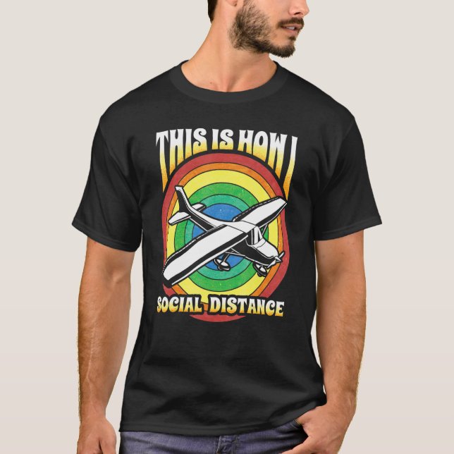 Airplane Pilot Planes Fly Aerospace  Engineer Flyi T-Shirt (Front)
