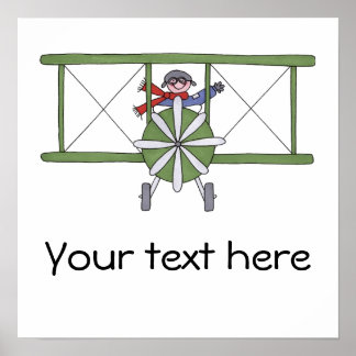 Airplane Pilot Poster