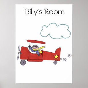 Airplane Pilot Poster
