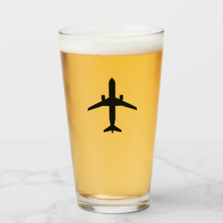 Airplane Pint Glass