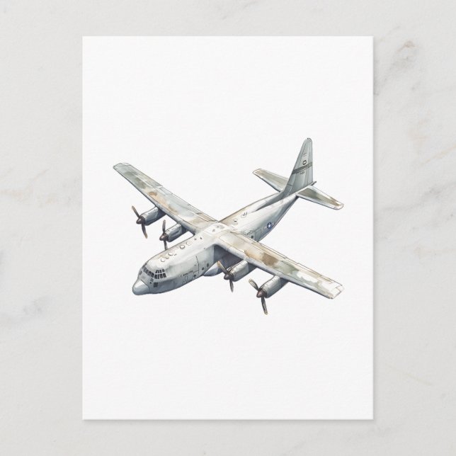 Airplane Postcard (Front)