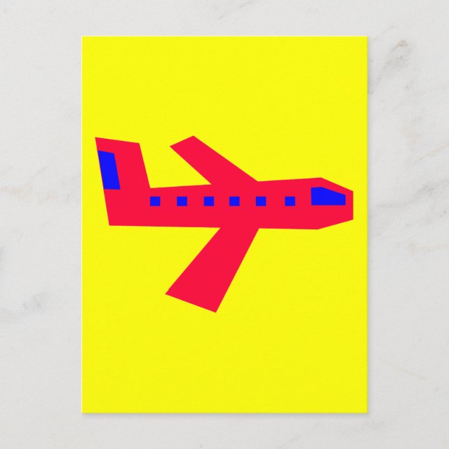 Airplane Postcard (Front)
