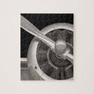 Airplane Propeller Closeup Jigsaw Puzzle