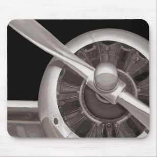 Airplane Propeller Closeup Mouse Pad
