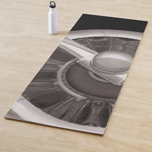 Airplane Propeller Closeup Yoga Mat