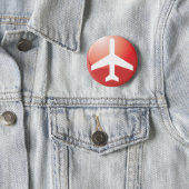 Airplane Red Easy Button (In Situ)