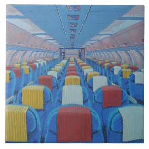 Airplane Seating (by Gregorio Undurraga) Tile