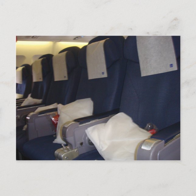 Airplane Seats Postcard (Front)