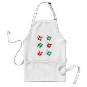 Airplane Snowflake Standard Apron