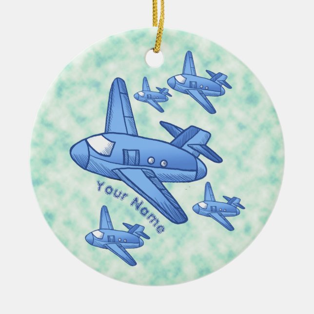 Airplane Squadron ornament (Front)