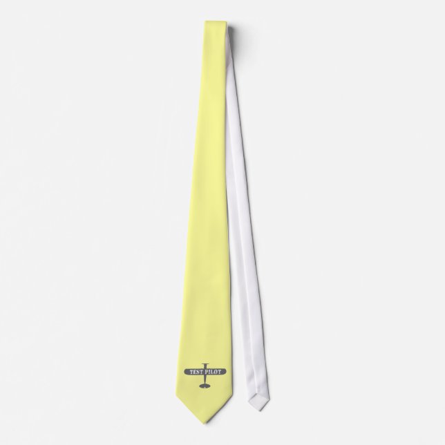 Airplane & Test Pilot Tie (Front)