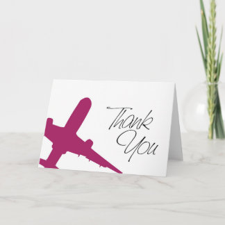 Airplane Thank You&apos You Card