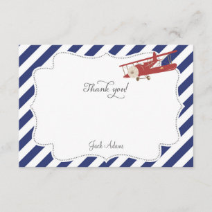 Airplane Thank You Card