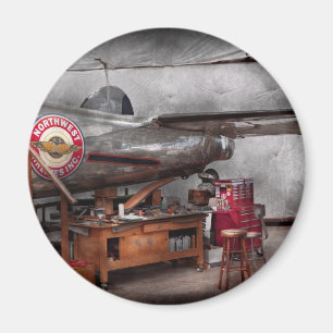Airplane - The repair hanger Magnet