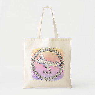 Airplane tote bag