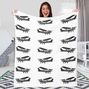 Airplane,Travel,Baby Boy,Aviation,Baby Shower Gift Fleece Blanket