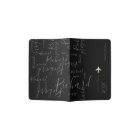 airplane travel handwritten name pattern on black