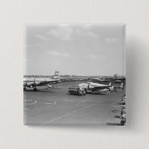 Airplanes 2 Inch Square Button