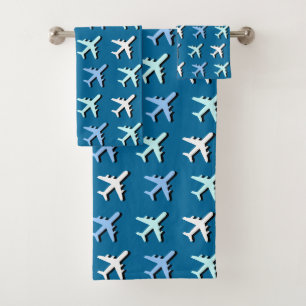 Airplanes Bath Towel Set